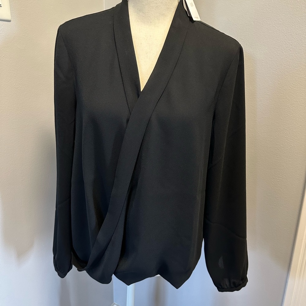Black J Jill Blouse NWT, Medium Petite
